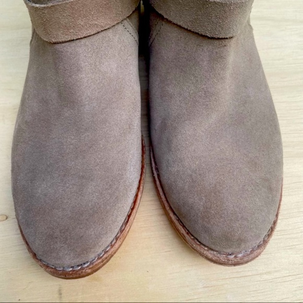 Joie Hoxton Cement Suede moto boots 38.5 - Picture 4 of 16